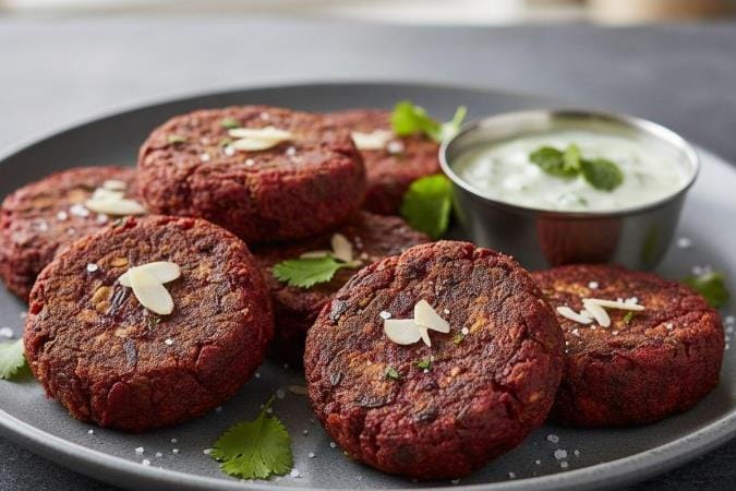 Beetroot-ragi paneer tikki is the perfect evening snack! Beetroot-ragi paneer tikki is the perfect evening snack!