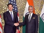 External affairs minister S. Jaishankar met US Secretary of State, Marco Rubio, in Mumbai on Tuesday.(ANI)