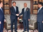 Mumbai, Oct 20 (ANI): External Affairs Minister S. Jaishankar meets US Secretary of State, Marco Rubio, in Mumbai on Tuesday. U.S. Ambassador to India Sergio Gor and Foreign Secretary Vikram Misri also present.
(@SecRubio X)