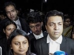 CJP legal affairs head Ratna Singh along with defense lawyers addressing the media. (PTI)