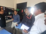 During a visit to the two institutions on Sunday, October 18, Chandrakant Pulkundwar reviewed the facilities (HT PHOTO)