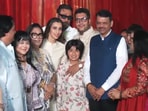 Jackie Shroff at an event with Maharashtra CM Devendra Fadnavis.