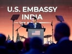 U.S. Secretary of State Marco Rubio speaks during a Freedom 250 reception at the Jio World Convention Centre in Mumbai, India, Tuesday, Oct. 20.(Kylie Cooper/POOL Reuters via A)