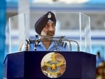  Indian Air Force chief Air Chief Marshal AP Singh flew a sortie with his instructor in the Air Force, Wing Commander VS Kochhar (Retd), in a Kiran aircraft.