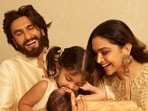 Ranveer, Deepika, Dua with Devi
