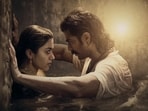 Ranabaali box office collection day 5: Rashmika Mandanna and Vijay Deverakonda in a still from the film. 