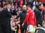 Erik ten Hag breaks silence on Cristiano Ronaldo rift at Manchester United after four years.(REUTERS)