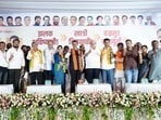 The chief minister cited the government’s education spending and recruitment initiatives. (HT)