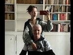Masha Moskalyova is living in hiding in France with her father.(X/@masha_m0skaleva)