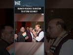 Rajnath Singh Arrives In Tajikistan For SCO Heads Of Government Meeting