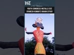 Youth Congress Installs Ravan Effigy With CEC Gyanesh Kumar's Face Amid Protests | HT India