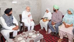 Amit Shah visits families of anti-drug victims in Punjab, promises CBI inquiry into Batala murder Amit Shah visits families of anti-drug victims in Punjab, promises CBI inquiry into Batala murder