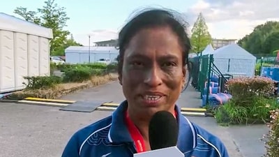 Current IOA president PT Usha (ANI Video Grab) Current IOA president PT Usha (ANI Video Grab)
