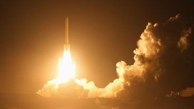 An H3 rocket lifts off from the Tanegashima Space Center in Kagoshima prefecture, southern Japan. (Naoki Hiraoka/Kyodo News via AP)