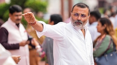 বিজেপি সাংসদ নিশিকান্ত দুবে (PTI)