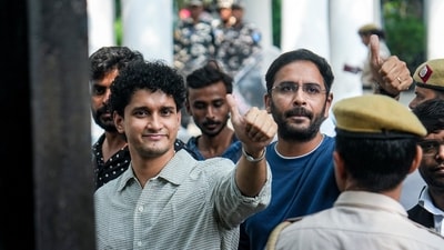 Their lawyers said their sureties had been rejected over a reported mismatch in documents, alleging that liberty was being curtailed on vague grounds. (File Photo/PTI) Their lawyers said their sureties had been rejected over a reported mismatch in documents, alleging that liberty was being curtailed on vague grounds. (File Photo/PTI)