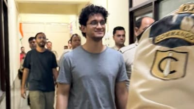 Cockroach Janta Party leaders Saurav Das and Ashutosh Ranka were on Monday sent to judicial remand for two more days after being produced before a newly appointed Special Executive Magistrate at Mandir Marg police station. Cockroach Janta Party leaders Saurav Das and Ashutosh Ranka were on Monday sent to judicial remand for two more days after being produced before a newly appointed Special Executive Magistrate at Mandir Marg police station.