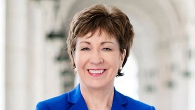 Susan Collins is a Republican US senator from Maine seeking a sixth term in the November 2026 midterm elections. (X @SenatorCollins ) Susan Collins is a Republican US senator from Maine seeking a sixth term in the November 2026 midterm elections. (X @SenatorCollins )