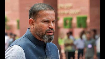Yusuf Pathan won the 2024 Lok Sabha elections from West Bengal’s Behrampore on a Trinamool Congress (TMC) ticket. (ANI photo)