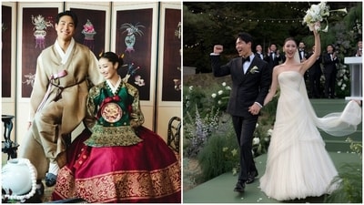 Ejae and Samuel Kim tie the knot in a beautiful ceremony. 