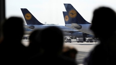 The aircraft’s main door partially opened while it was airborne at around 12,000 feet, the officials said. The aircraft landed safely in Dhaka. (REUTERS/Kai Pfaffenbach/Representational)