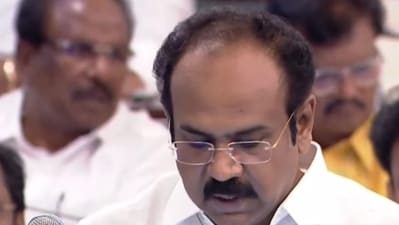 Former Tamil Nadu minister Thangam Thennarasu (in picture) said the TVK government is trying to present lower borrowing as a ‘massive achievement’. Former Tamil Nadu minister Thangam Thennarasu (in picture) said the TVK government is trying to present lower borrowing as a ‘massive achievement’.