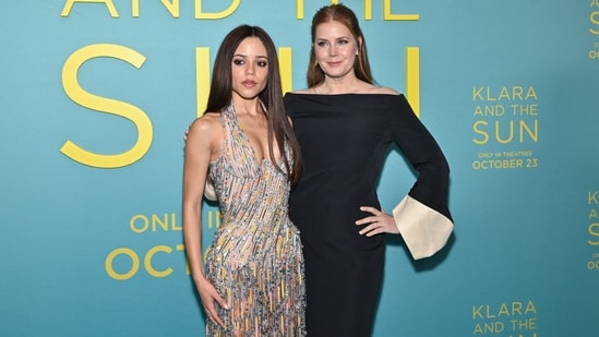 Jenna Ortega and Amy Adams attend the special screening of Klara and the Sun.