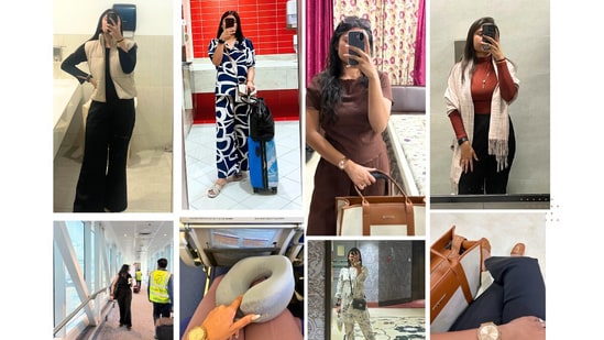 Airport Outfits that aren't Joggers or Denim. (Niharika Rana)