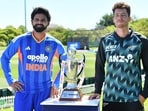 Captain Shreyas Iyer (left) has played seven T20Is in New Zealand.