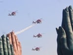 Kashi skies roar as IAF completes final rehearsal on Wednesday. (Rajesh Kumar/HT)