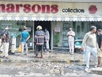 Mumbai, India - Oct. 20, 2026: A Level-1 fire that broke out at the Amarsons Store on Bhulabhai Desai Road, near Breach Candy Hospital, was successfully doused by Mumbai Fire Brigade personnel. No injuries were reported in the incident in Mumbai, India, on Tuesday, October 20, 2026. (Photo by Anshuman Poyrekar/Hindustan Times) (Anshuman Poyrekar/HT Photo)