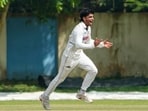 Hrithik Shokeen has picked up a fifer against Gujarat.
