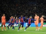 Lucas Hernandez scored the second goal for PSG in the match against Barcelona.(REUTERS)