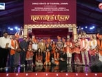 Speaking on the occasion, MP Jugal Kishore Sharma lauded the role of the tourism department and Shri Mata Vaishno Devi Shrine Board for organising such festivals in preserving cultural traditions. (HT Photo)