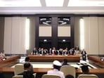 Turkey, Qatar, Pakistan, and Indonesia sign an agreement aimed at boosting defence cooperation and strengthening defensive capabilities, in Doha, Qatar. 