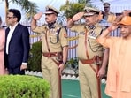 The Police Commemoration Day-2026 event at the Reserve Police Lines in Lucknow. (HT Photo)