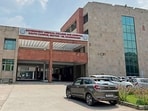The four-storey facility, built on 1.73 acres, currently uses only 83 of the 100 beds. (HT Photo)