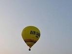 The tethered balloon rides offer visitors aerial views of the Yamuna floodplains, green spaces and the city’s skyline. (Image sourced from Getty)