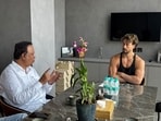 Tiger Shroff met Maharashtra minister Ashish Shelar after firing incident in Mumbai on Sunday.