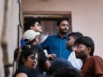 Cockroach Janta Party (CJP) co-conveners Saurav Das, Ashutosh Ranka.