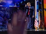 President Trump greeting supporters at the Republican convention in September.