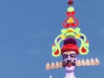 The Panchkula Ravana effigy, regions' tallest, drew thousands of spectators on Tuesday