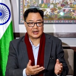 Rijiju said the government was working to restore peace in Manipur, describing the situation as a conflict between communities.