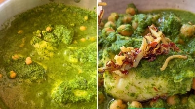 The one-pot green fish recipe is loaded with protein and fibre. (@doctors_kitchen/Instagram) The one-pot green fish recipe is loaded with protein and fibre. (@doctors_kitchen/Instagram)