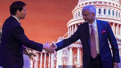 External Affairs Minister S. Jaishankar and United States Secretary of State Marco Rubio. (PTI)