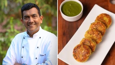Sanjeev Kapoor's poha cutlet recipe requires simple, everyday ingredients. Sanjeev Kapoor's poha cutlet recipe requires simple, everyday ingredients.