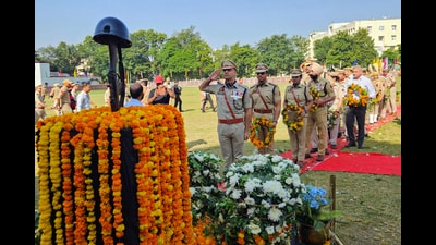 The LG acknowledged the contributions of the J&K Police, describing its history as one marked by courage, discipline and an unwavering commitment to duty. (ANI) The LG acknowledged the contributions of the J&K Police, describing its history as one marked by courage, discipline and an unwavering commitment to duty. (ANI)