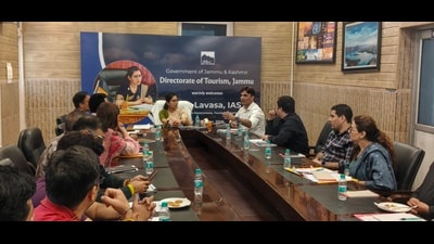The secretary also stressed upon the officers to accord priority to the development of new tourism experiences and destinations. (HT Photo)