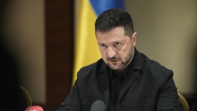 Zelenskyy said Russian attacks on Ukraine continued almost hourly and stressed the human cost of the war. (Bloomberg)