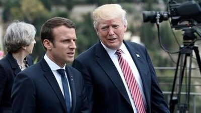Macron and Trump once enjoyed a good relationship but Trump regularly mocks the French president in his public speeches. (Reuters File) Macron and Trump once enjoyed a good relationship but Trump regularly mocks the French president in his public speeches. (Reuters File)